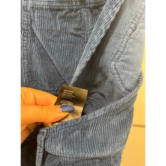 We The Free Ziggy Cord Overalls Blue corduroy XL - Picture 5 of 6